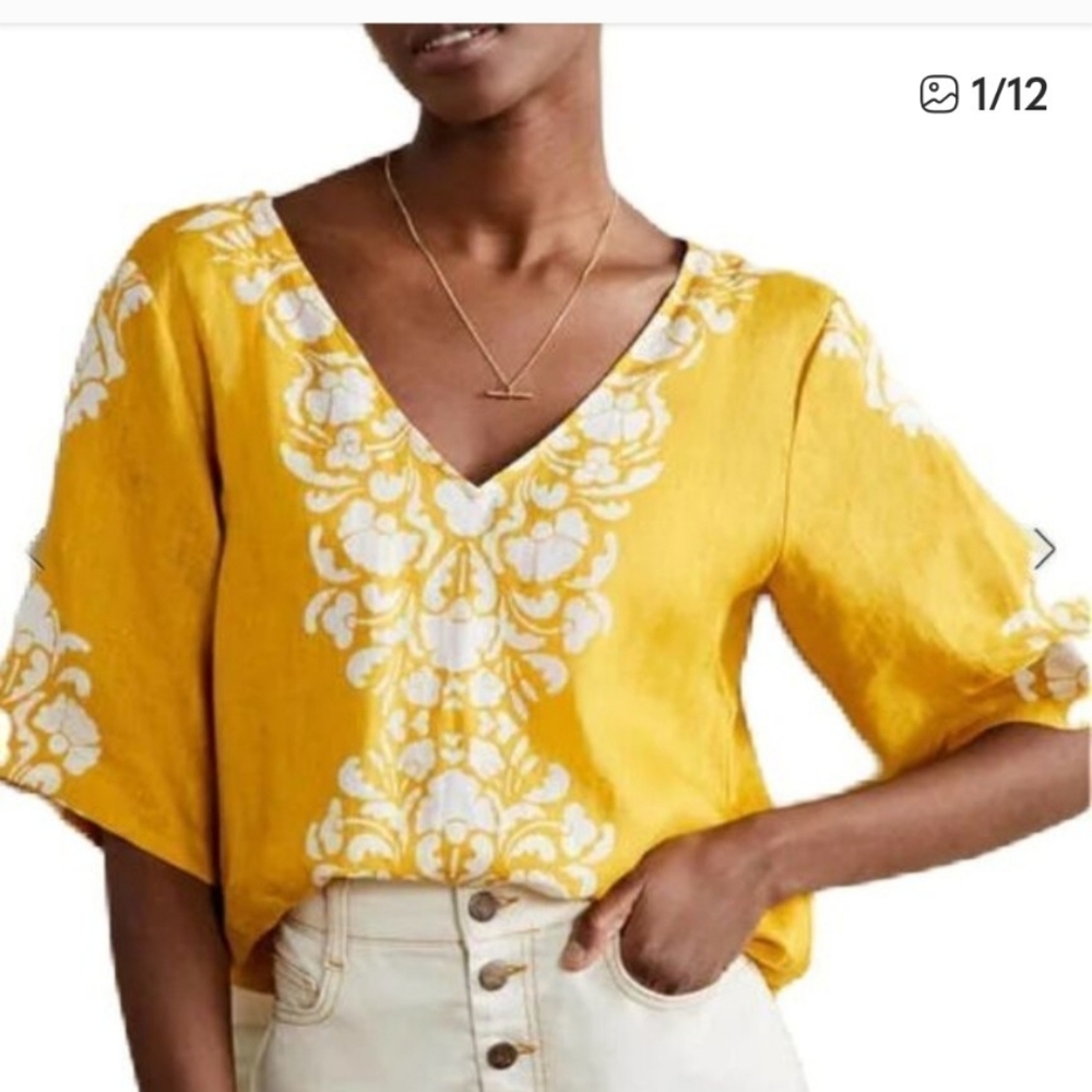 Boden Linen Bouse